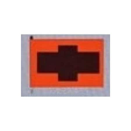 Afs Procession Flag Banners: Orange with Black Cross (each) 5711075